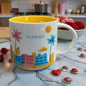 Starbucks Florida You Are Here Mug | 14 oz Ceramic Travel Collector Cup | EUC